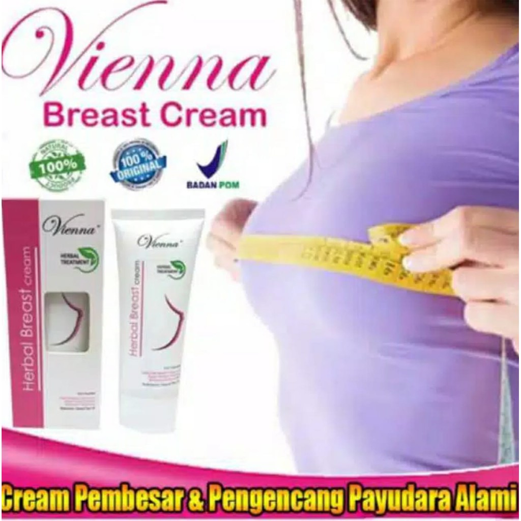 VIENNA HERBAL BREAST CREAM ORIGINAL BPOM - PEMBESAR DAN PENGENCANG PAYUDARA