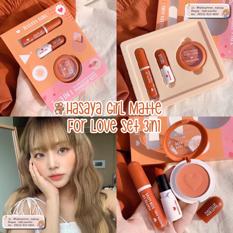 [ORIGINAL THAILAND] Hasaya Girl Makeup Set