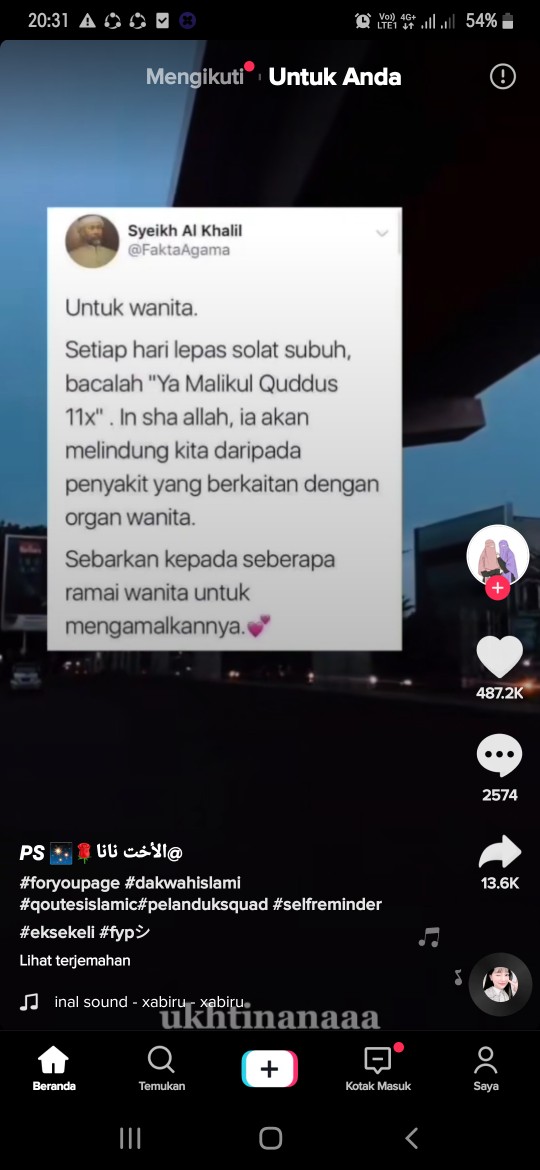 Long Gamis Motif Batik Sogan