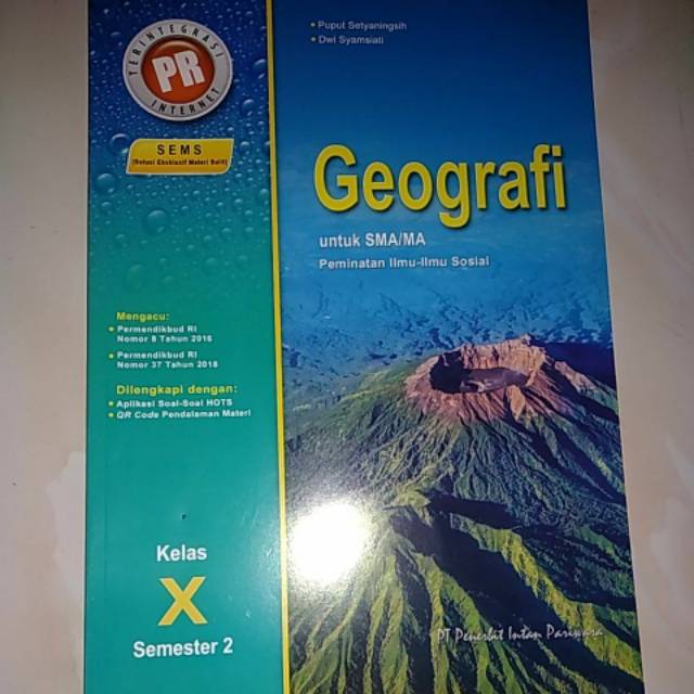 Buku PR Geografi kelas 10B