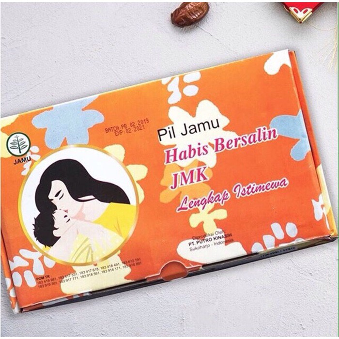 Pil Jamu Habis Bersalin Lengkap Nyonya Meneer Jamu Bersalin MMM441