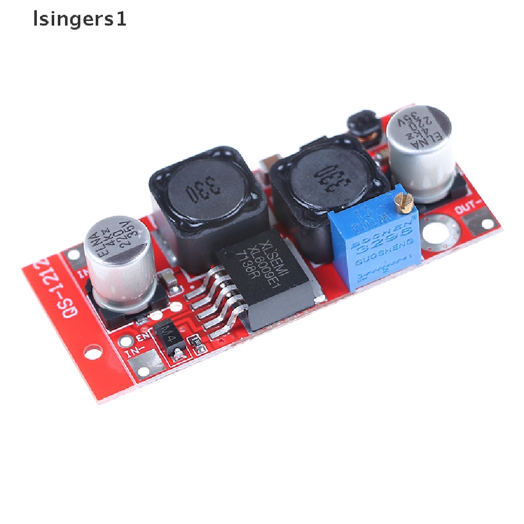 (lsingers1) Xl6009 Modul Konverter Boost Buck DC step up down Tegangan adjustable
