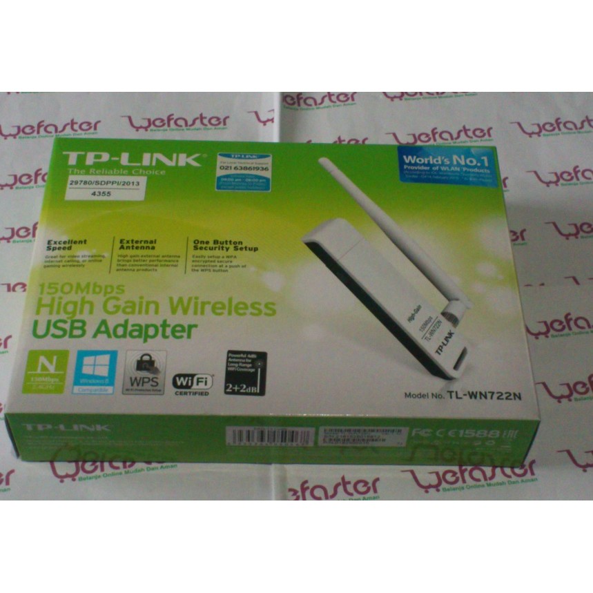 usb wireless tp link tl-wn 722n 150Mbps