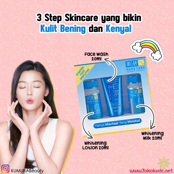 HADA LABO STARTER PACK SHIROJYUN, GOKUJYUN BPOM STARTER KIT