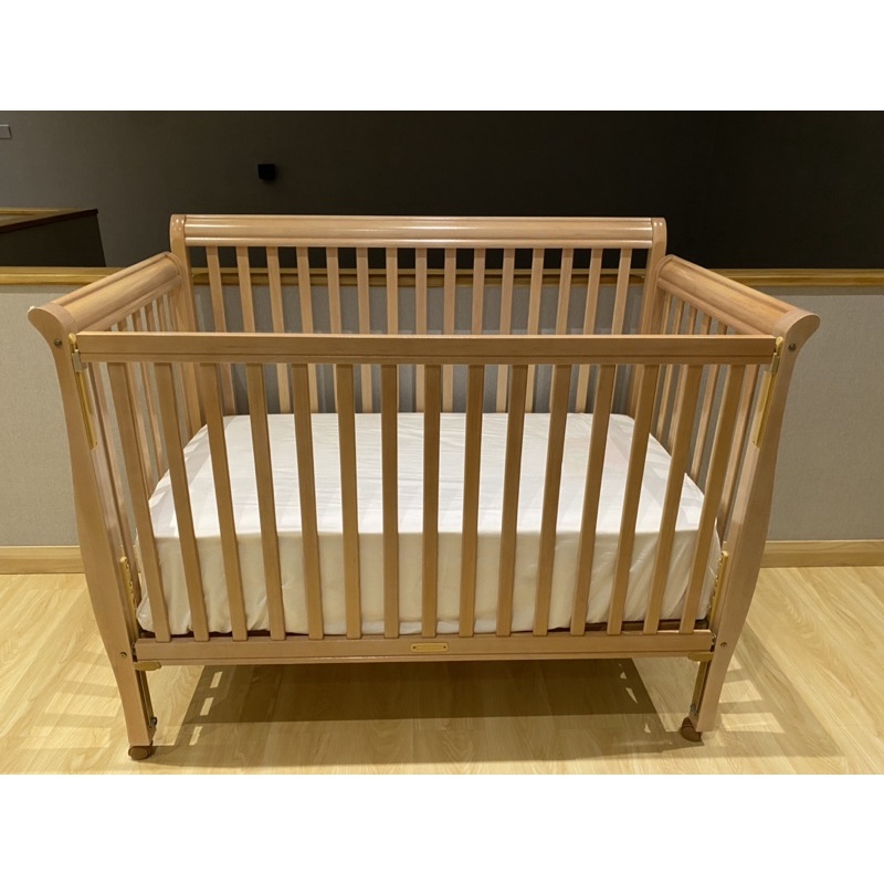 preloved baby crib box ranjang kasur bayi baby cot bed fence kayu natural kualitas import premium