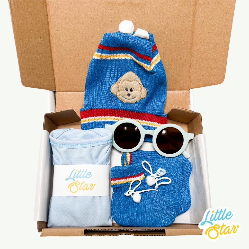 LS 6in1 Hampers Bayi Newborn Baby Gift Set Paket Hadiah Kado Lahiran Setelan Baju Bayi Baru Lahir Unisex Boy Girl 0 6 Bulan