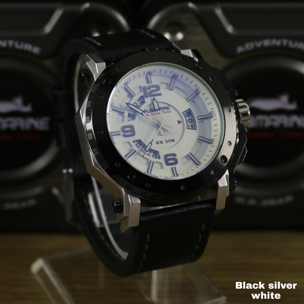 Us Submarine Ta 1151md Jam Sport Kulit Cowok Original Bergaransi Shopee Indonesia