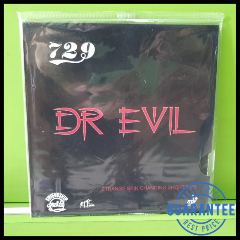 friendship 729 ritc dr evil short pips ox red rubber karet ping pong
