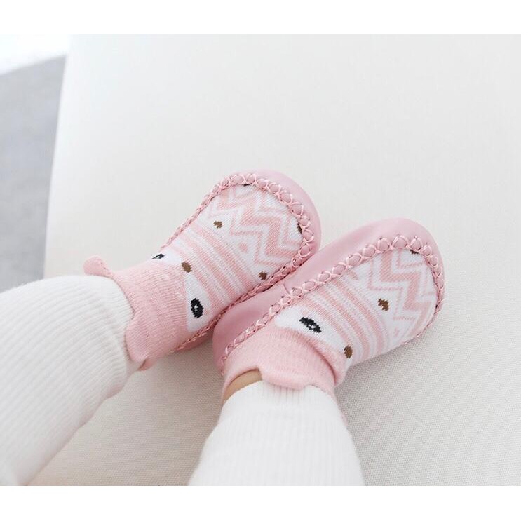 BRGUNIK Sepatu Anak Bayi Anti Slip / Baby Socks Shoes / Sepatu Baby / Kaos Kaki Bayi R130