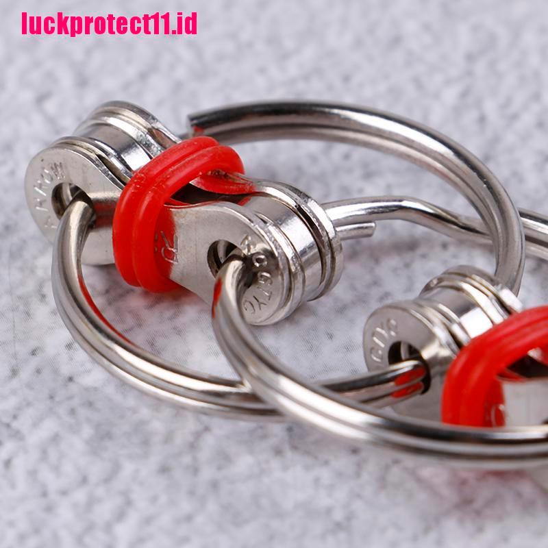 Lucktoy 1pc Gantungan Kunci Fidget Spinner Untuk Menghilangkan Stress