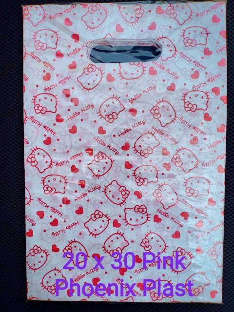 KANTONG PLASTIK HELLO KITTY  POND OVAL UKURAN 20X30 / KANTONG PLASTIK PACKING/KANTONG PLASTIK ONLINE