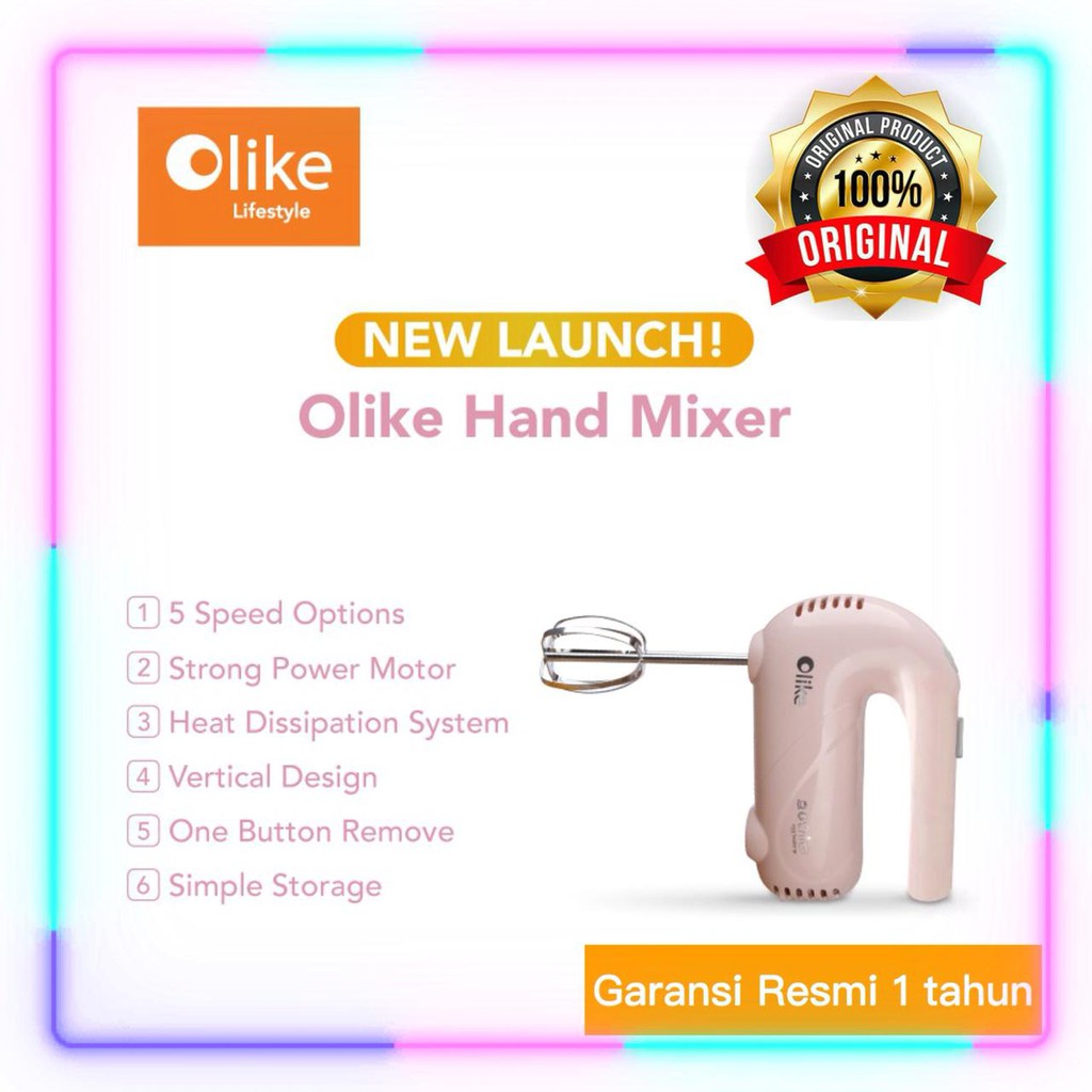 OLIKE HAND MIXER - GARANSI RESMI 1 TAHUN