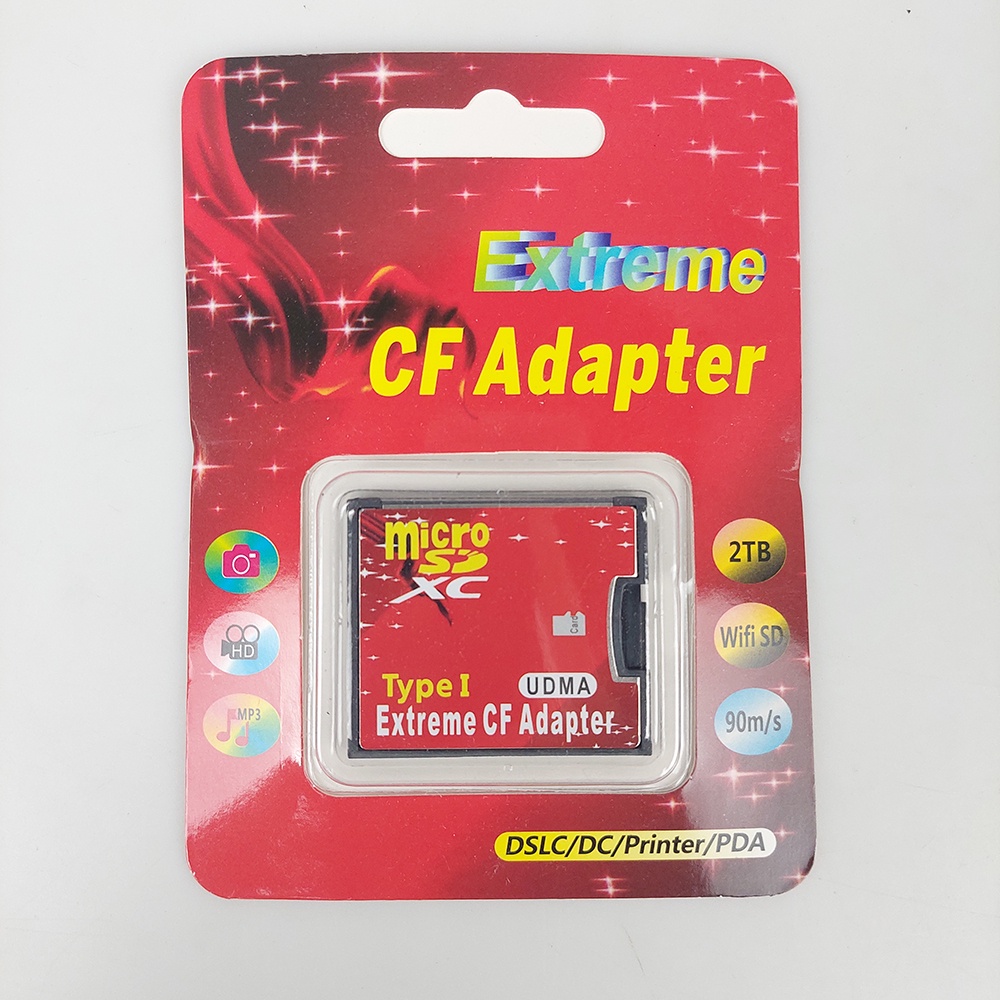 Extreme Micro SD Card to CF Adapter Converter - TSR058