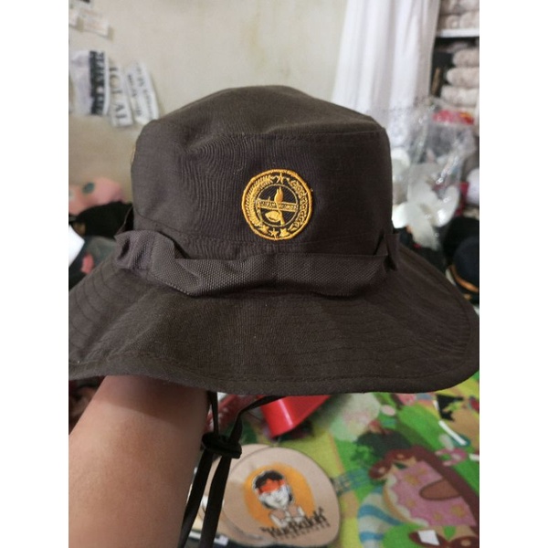 TOPI PRAMUKA /TOPI RIMBA PRAMUKA /TOPI LAPANGAN PANDU SCOUT /TOPI PEMBINA LAPANG