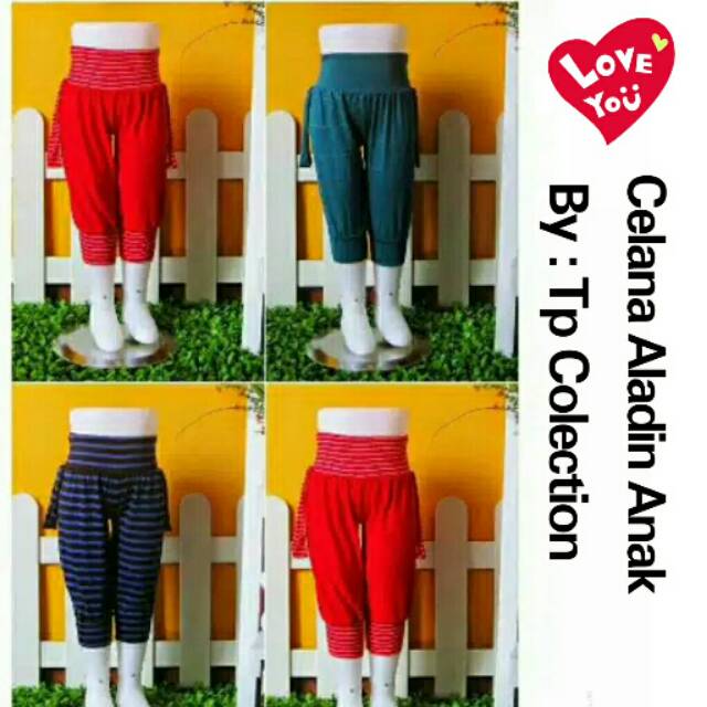 Celana Legging Aladin anak/ S M L/Randoom.