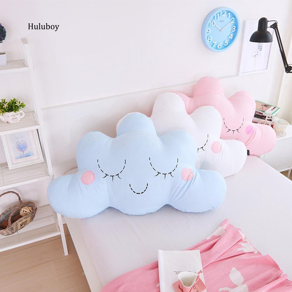 Bantal sofa/Bantal Tidur Bentuk Boneka Awan Ekspresi (Cloud Pillow) Sangat Lucu Imut Berbahan Halus 