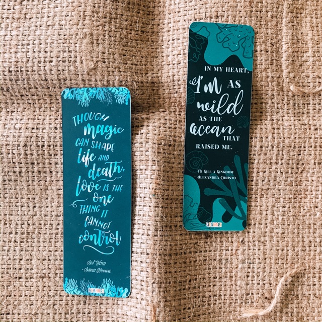 

Bundle 2 pcs - Bookmark - To Kill a Kingdom & Sea Witch - Book fandom
