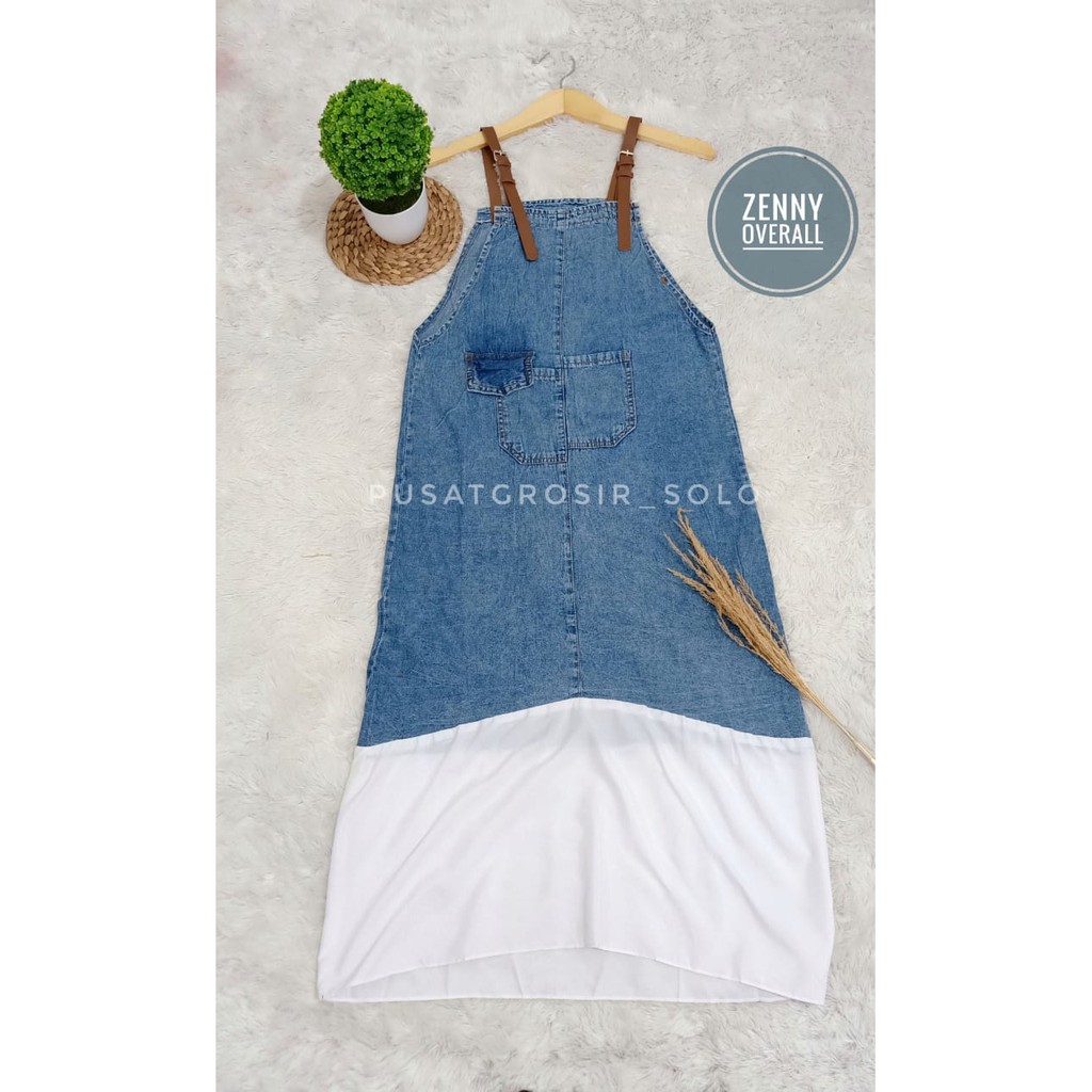 BIG SALE!! ZENNY OVERALL JEANS PREMIUM OVERALL TERMURAH JEANS WASH OUTER