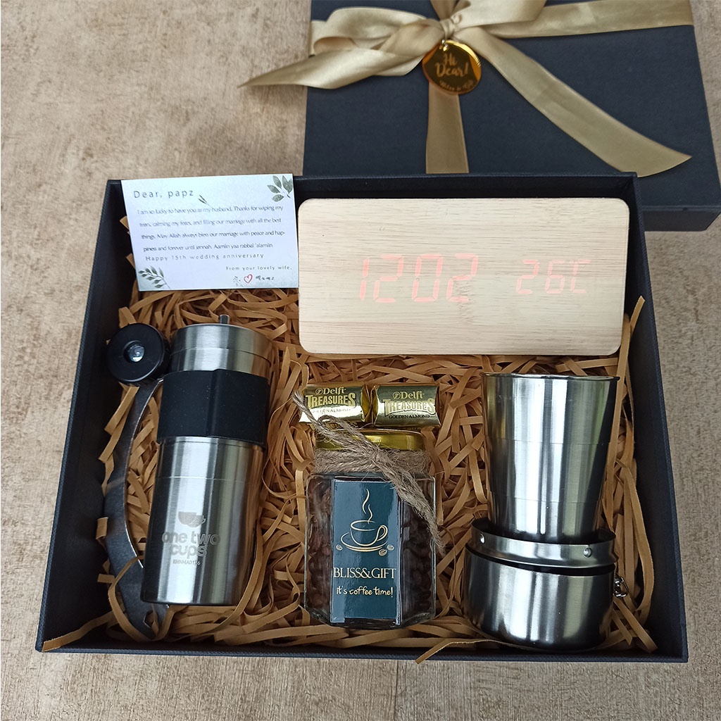 

Bliss Box Coffee Time Set ( Hampers / Gift Box / Kado Ulang Tahun / Kado Wisuda / Kado Anniversary )