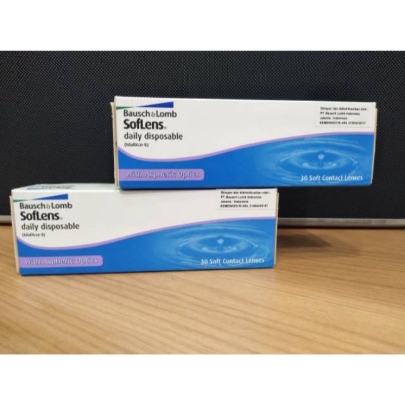 Softlens Bening Bausch &amp; Lomb harian 30pcs / soflens bausch lomb 59 daily / bausch+lomb harian 1DAY