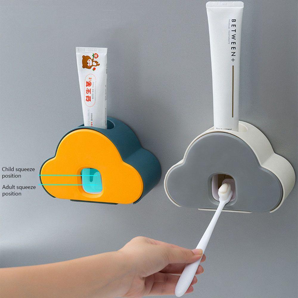 Populer Dispenser Odol Otomatis Multicolor Wall Suction Tempat Pasta Gigi Tempel Dinding