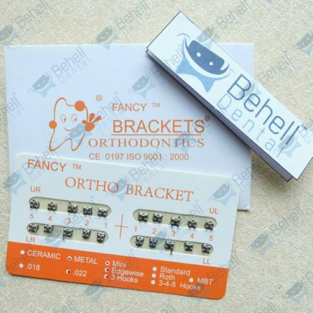 ORI | BRACKET BEHEL FANCY ORENS ORANGE OREN AMPLOP | KAWAT GIGI PERMANEN PERBAIKAN GIGI BEHELLDENTAL