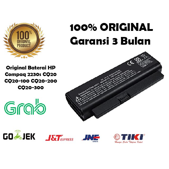 Original Baterai LAPTOP  HP Compaq 2230s CQ20 CQ20-100 CQ20-200 CQ20-300 ORIGINAL