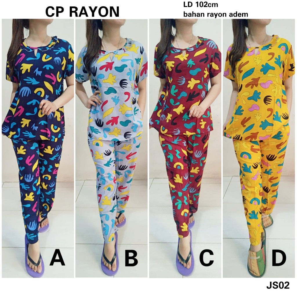 BATIK INDRA CP LENGAN /BAJU TIDUR KEKINIAN/BAJU TIDUR SANTAI