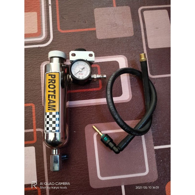 Tabung infus injektor alat servis motor injeksi