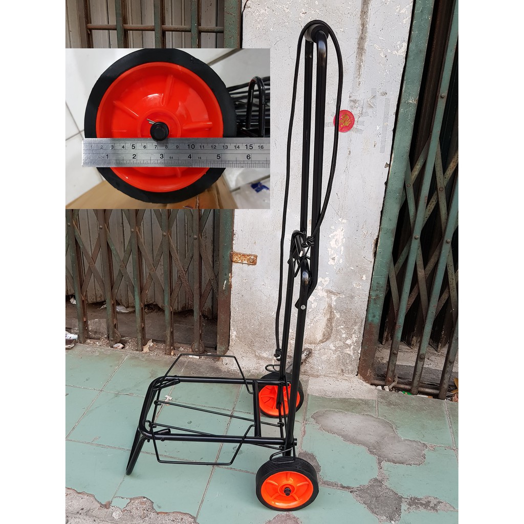 Troli lipat 60kg RODA BESAR 14cm Troly Troley Trolley 