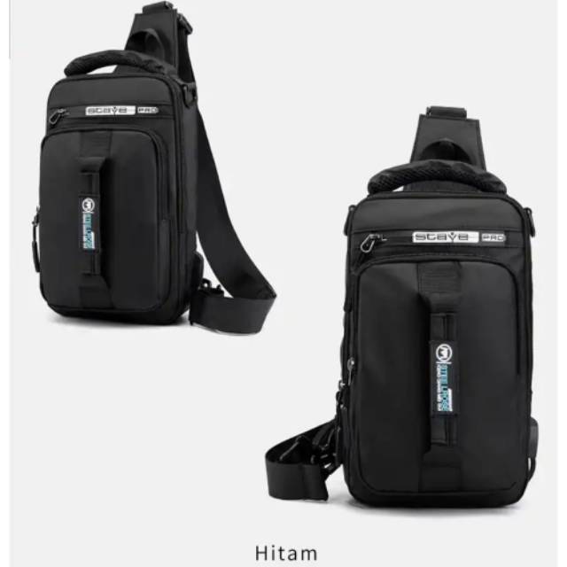 Tas slingbag parasut + usb terbaru