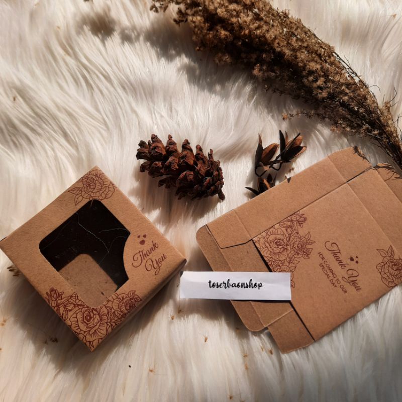 Box rustic souvenir pernikahan