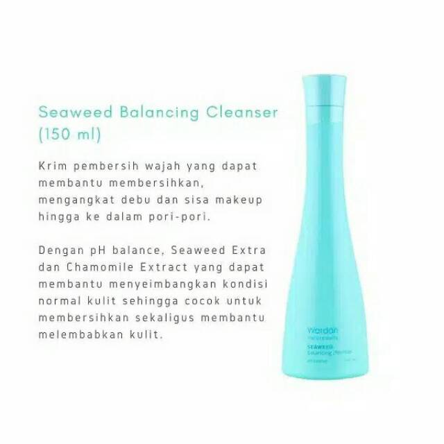 Seaweed balancing toner wardah
