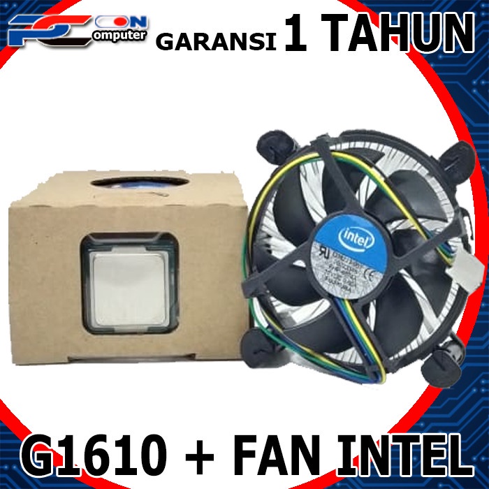 PAKETAN PROCESSOR INTEL CELERON G1610 + FAN INTEL SOKET LGA 1155