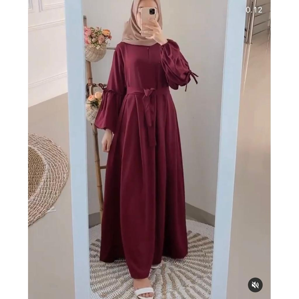 Gamis Polos Jumbo Ld 120 130 140 STELLA DRESS Big Size S M L XL XXL 3XL 5L Gamis Wanita Remaja Murah