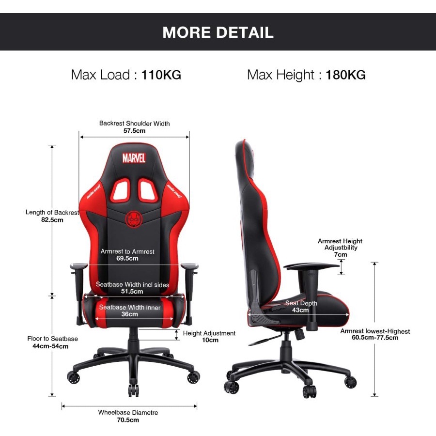 AndaSeat Ant Man Edition Gaming Chair / Kursi Gaming