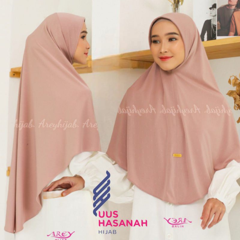 (Original Arey) SHEYLA •jilbab instan jersey rubika•jilbab non pad•bergo simple