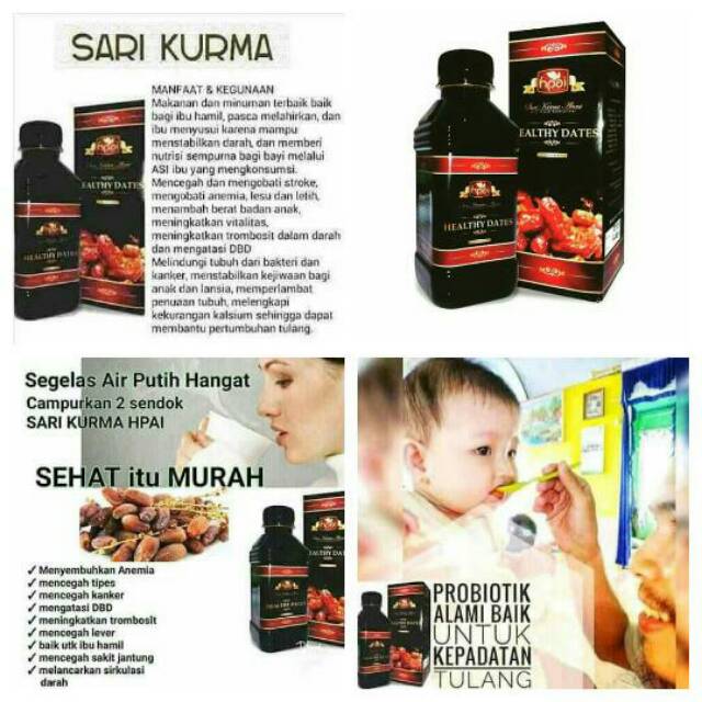 Sari Kurma Hpai Vitamin Ibu Hamil Dan Menyusui Indonesia