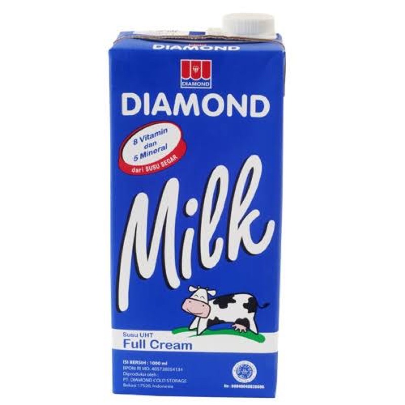 Susu UHT Diamond Full Cream 1 liter