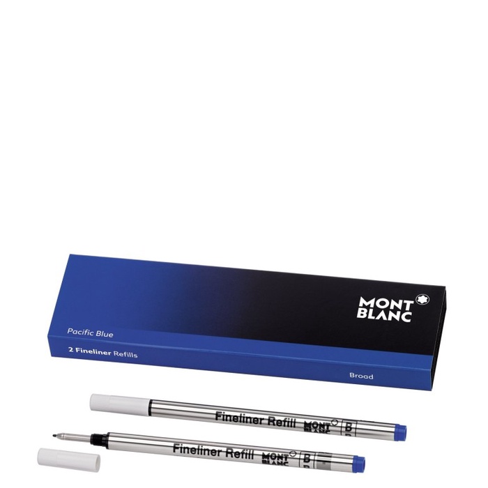 

refill fineliner montblanc blue - board promo