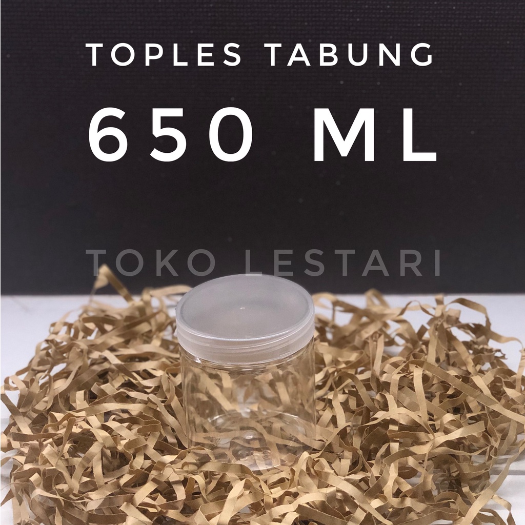 Toples Tabung / Toples Jar / Toples Plastik 650 ml