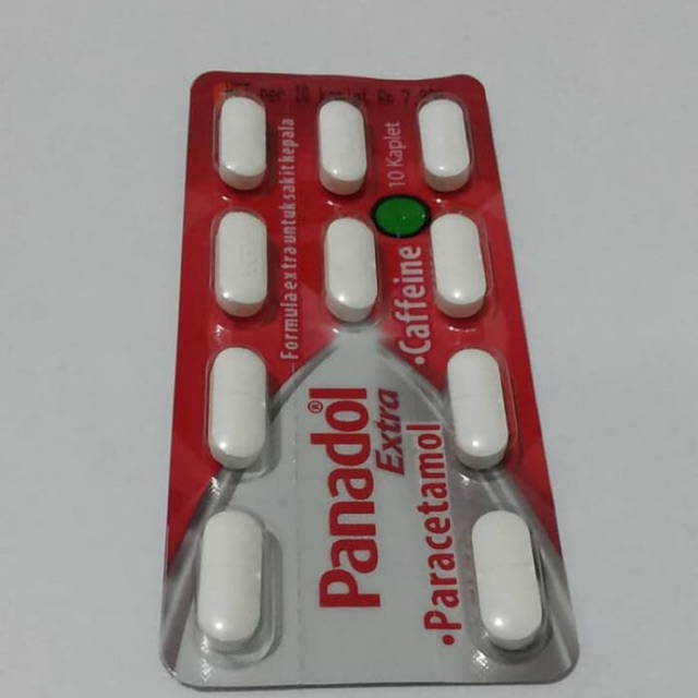  Panadol  extra paracetamol  merah obat  sakit  kepala  Shopee 