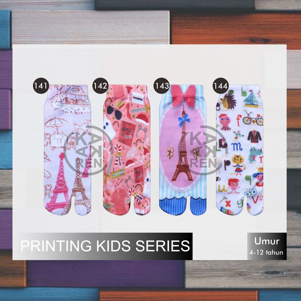 Kaos Kaki Jempol Anak Printing Karakter Unicorn H