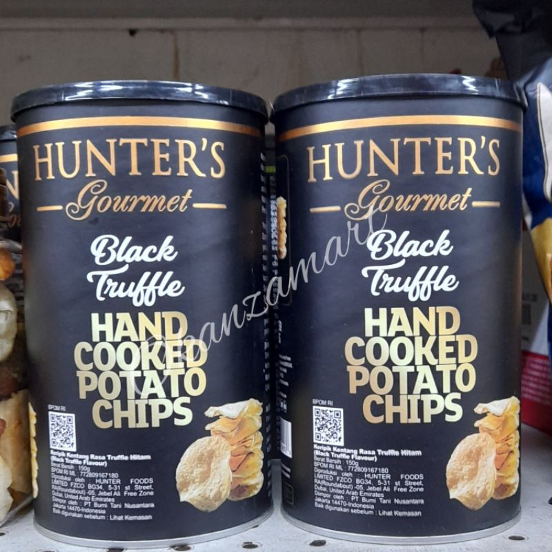 Hunters Hunters Gourmet Hand Cooked Potato Chips Tiga Varian 150gr 