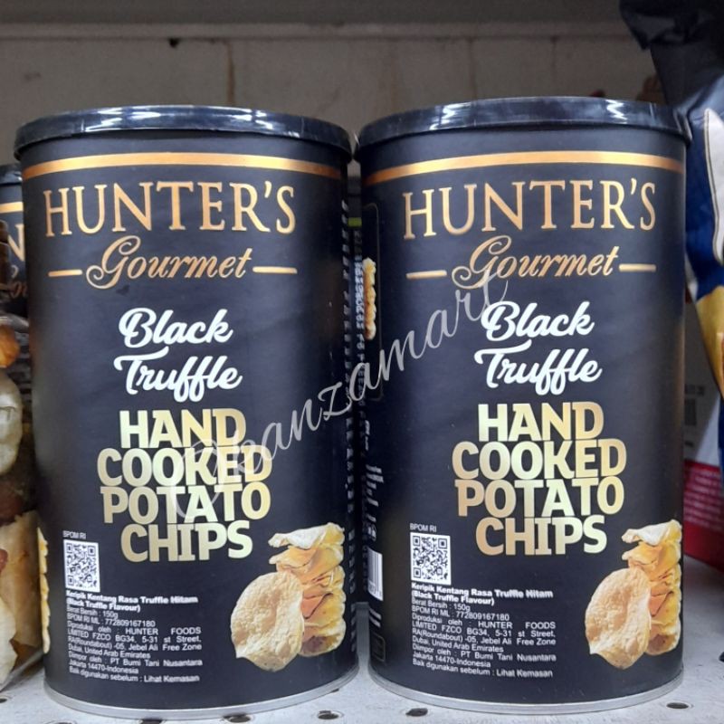 

Hunter's Hunters Gourmet Hand Cooked Potato Chips Tiga Varian 150gr