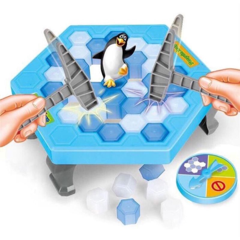 Mainan Anak Penguin Trap Kemasan Dus / Mainan Save Penguin Ice Breaking GAMES  Penguin Pinguin Games