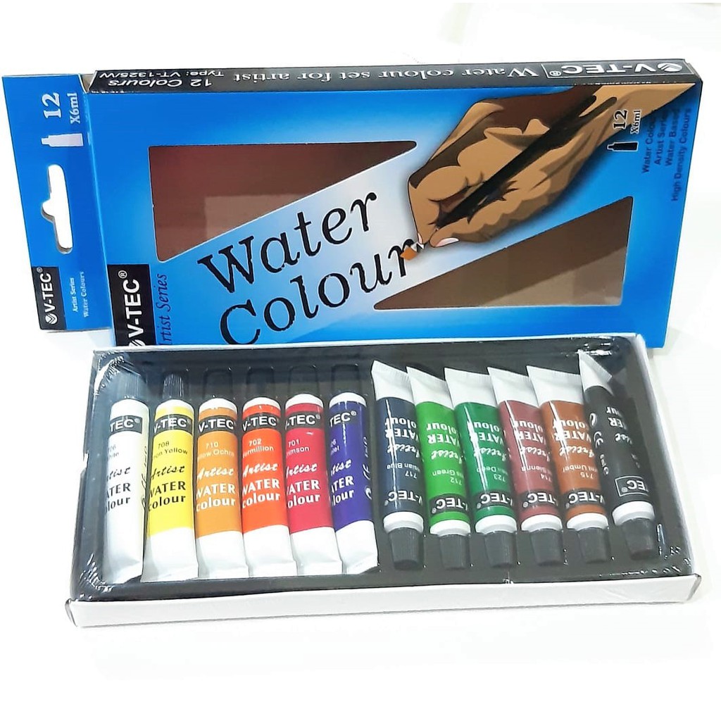 

CAT AIR 12 WARNA 6ML WATER COLOUR SET