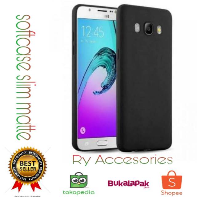 Softcase slim black matte samsung J2 prime / silikon slim matte samsung J2 prime