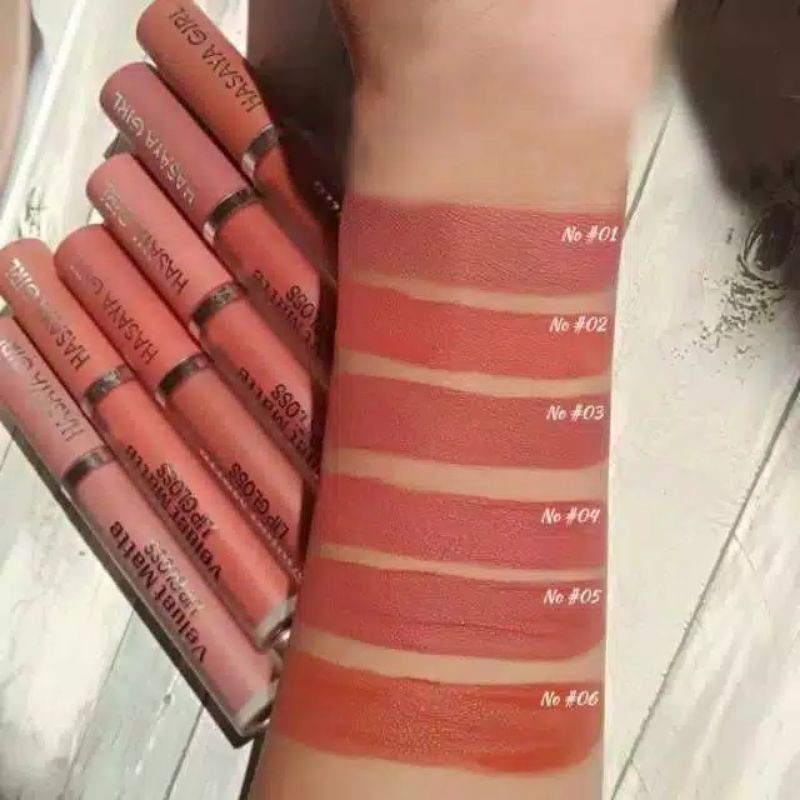 lipgloss hasaya girl velvet matte