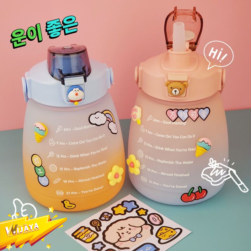 Botol Minum Viral/Botol Gemol 1,3 liter/viral